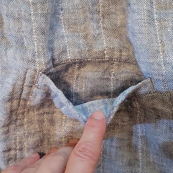 Eileen Fisher linen lagenlook jacket - Picture 5 of 5